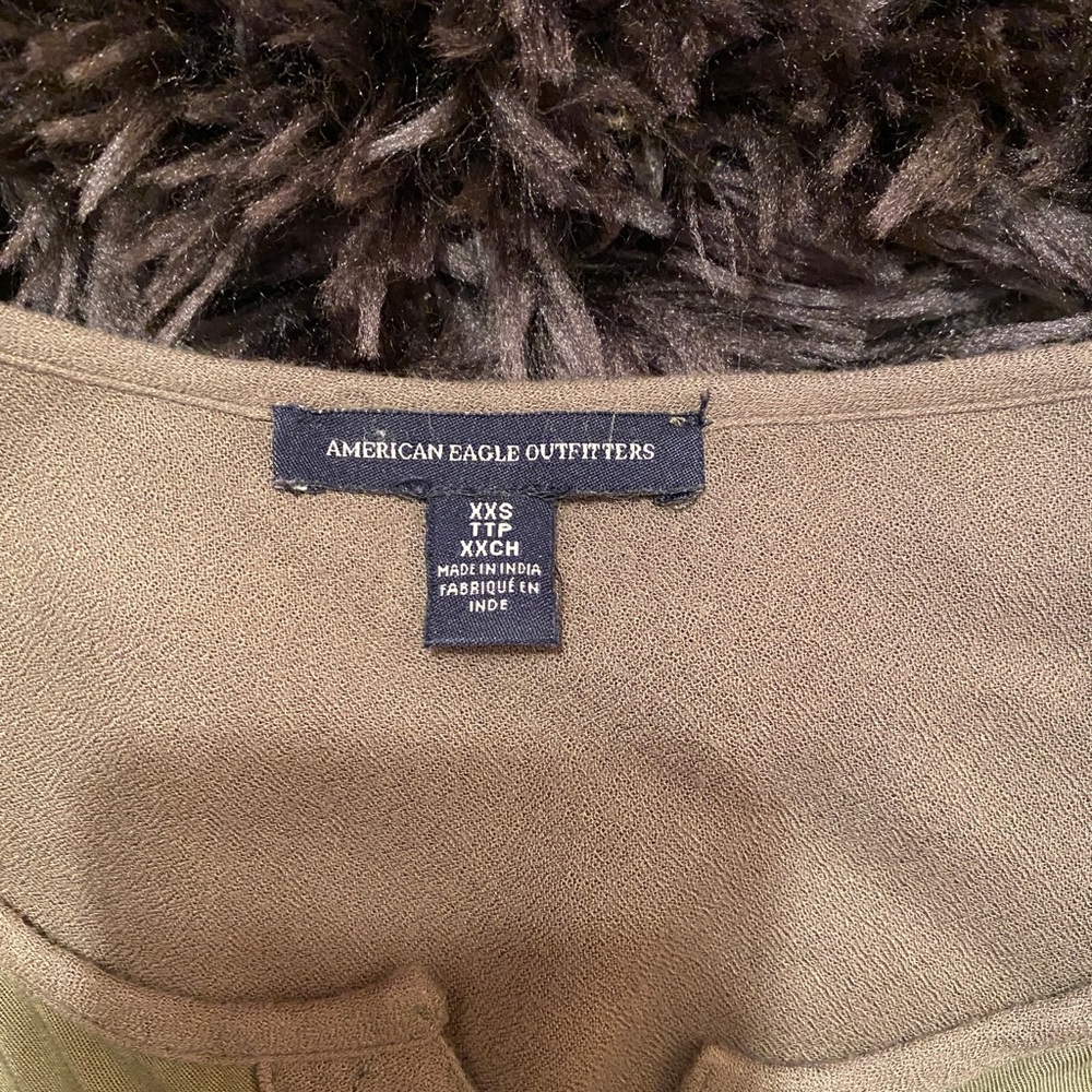 American Eagle army green dress